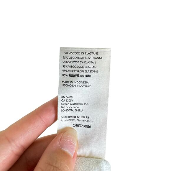 We the Free People NWT Winter Sun White Floral Pullover Long Sleeve Mini Dress - Picture 10 of 10